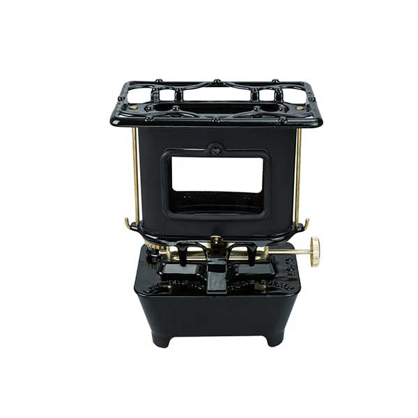 Portable Cast Iron Camping Cooker Stove – Outdoor Cooking Stove with Mica Viewing Windows
