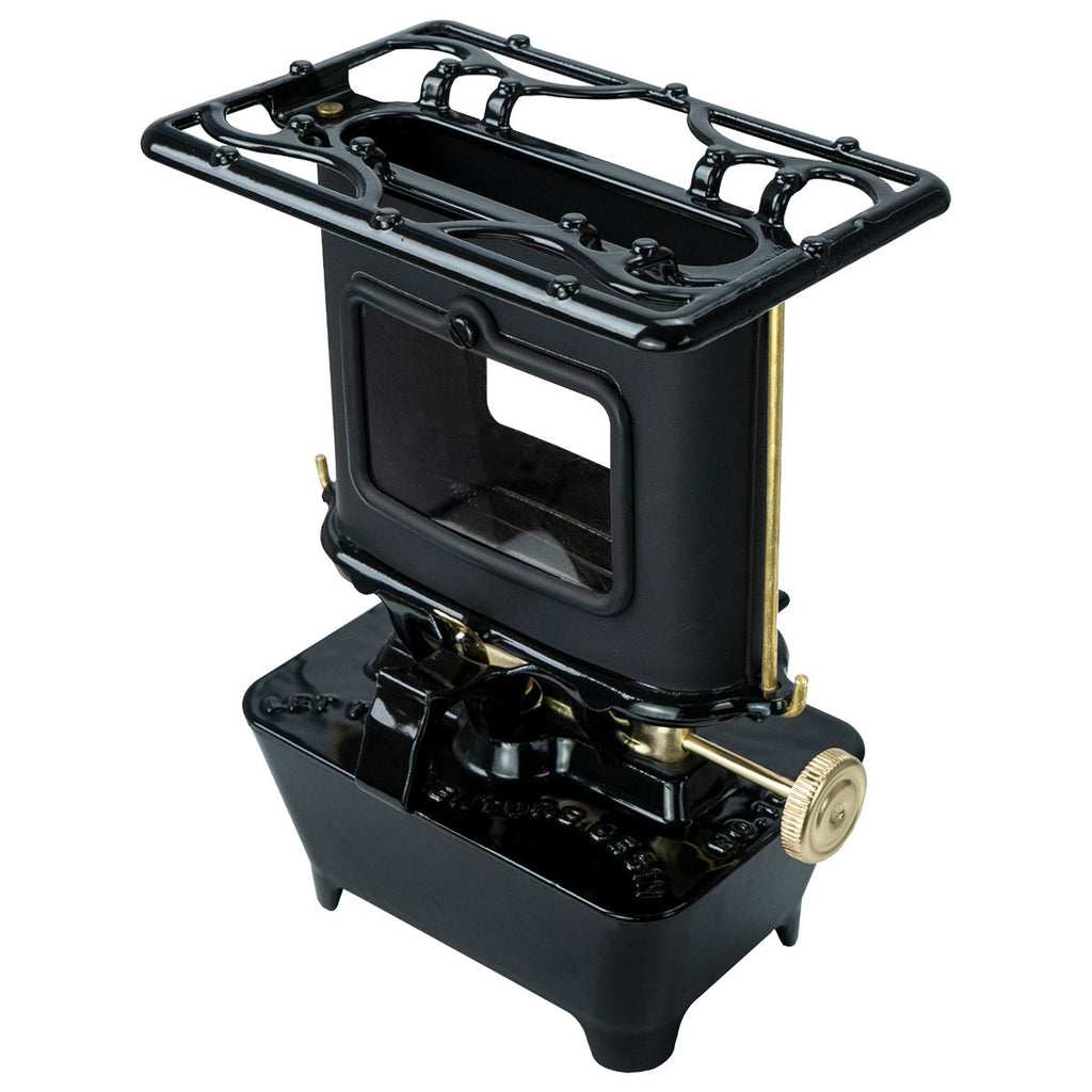 Portable Cast Iron Camping Cooker Stove – Outdoor Cooking Stove with Mica Viewing Windows