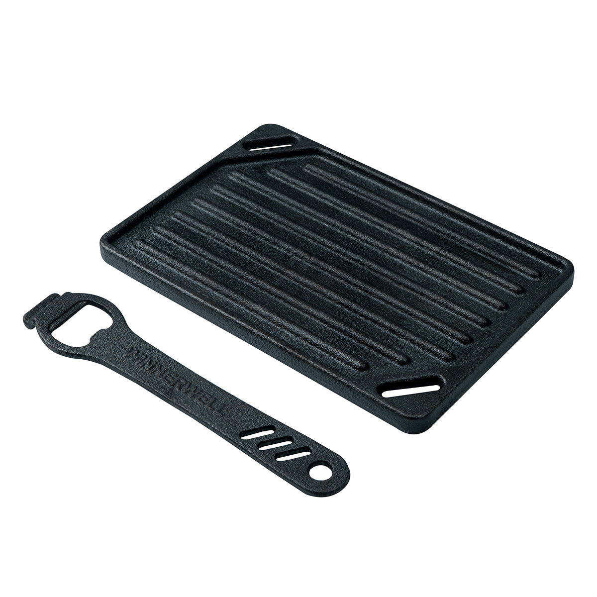 Portable Cast Iron Camping Cooker Stove – Outdoor Cooking Stove with Mica Viewing Windows