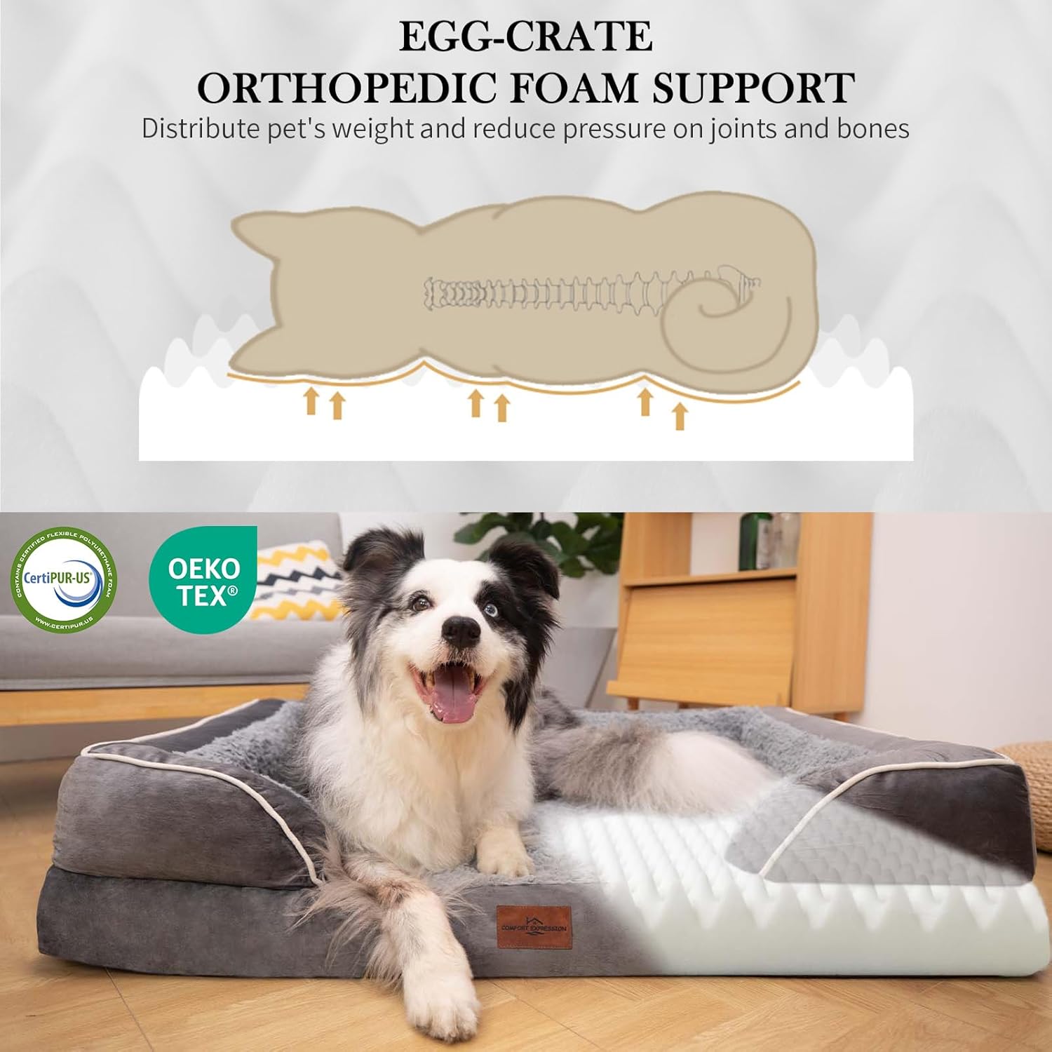 Large Waterproof Orthopedic Dog Couch