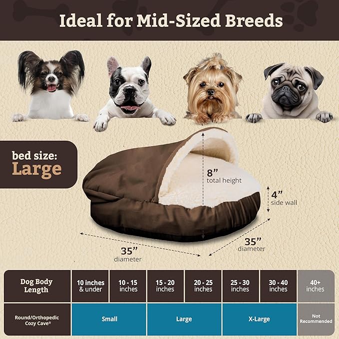🏠 “Safe, Snug & Soothing — A Cave Made for Comfort!”